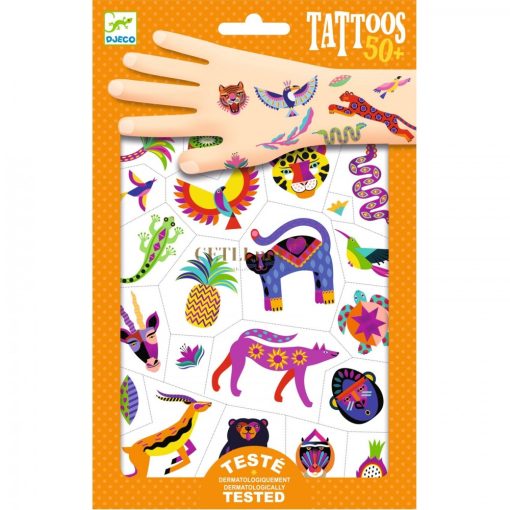 Tetováló matricák - Csodás vadállatok
