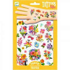Tetováló matricák - Virág akvarell