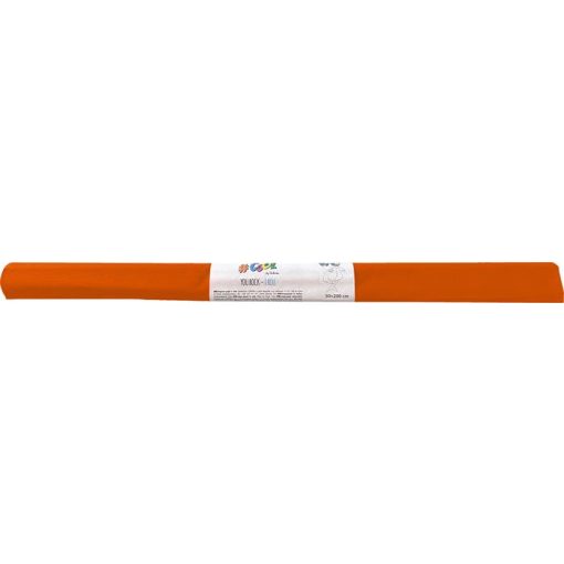 Krepp-papír, 50x200 cm, VICTORIA, narancssárga