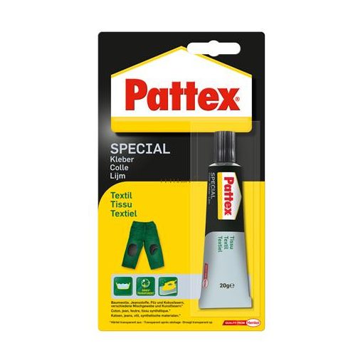 Ragasztó, speciális, 20 g, HENKEL "Pattex Repair Special Textil"