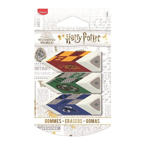 Radír, MAPED "Harry Potter Teens Pyramid", vegyes színek
