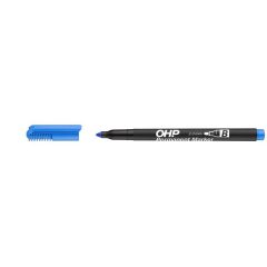   Alkoholos marker, OHP, 2-3 mm, B, ICO, kék (vastag méretű)