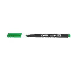   Alkoholos marker, OHP, 2-3 mm, B, ICO, zöld (vastag méretű)