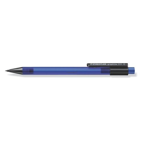 Nyomósirón, 0,7 mm, STAEDTLER "Graphite 777", kék