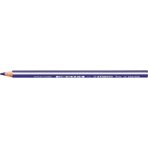 Színes ceruza, háromszögletű, vastag, STABILO "Trio", kék